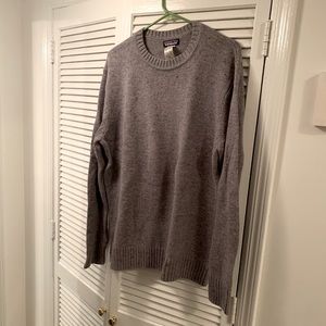 Men’s Grey Patagonia Merino Sweater, Size L